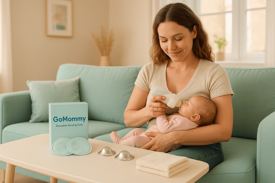How to Use Nursing Pads: Stay Confident While Breastfeeding - Go Mommy
