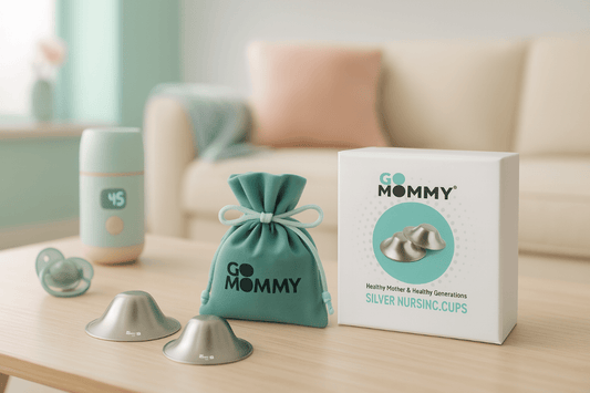 How to Use Silver Nipple Shields to Survive Sore Nipples and Chaos - Go Mommy