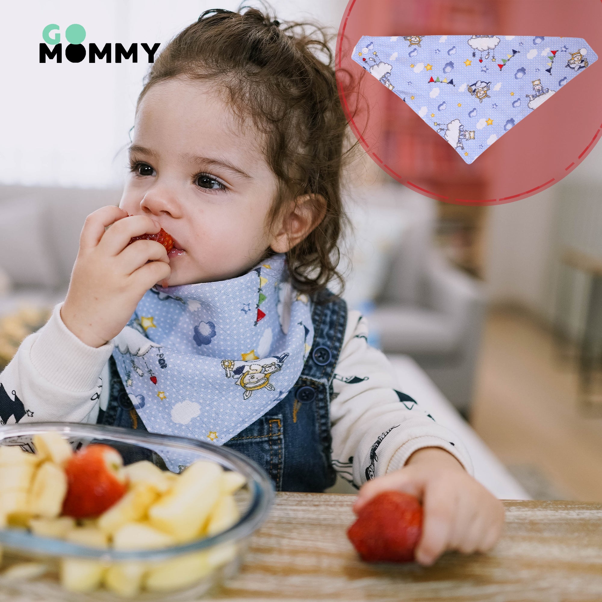 Go Mommy Bandana Bibs For Happy Kids ürününün kopyası 3.