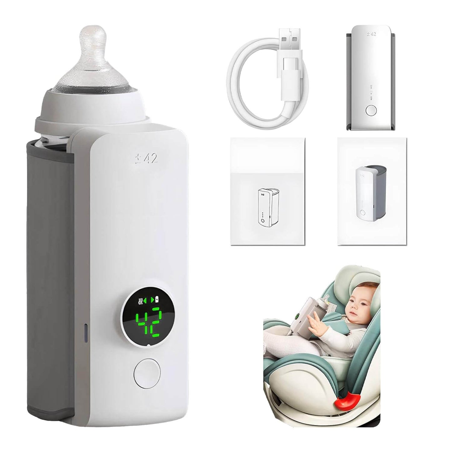 Portable Bottle Warmer for Travel - Go Mommy