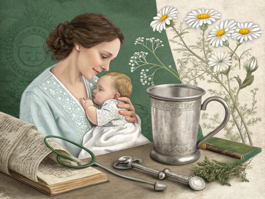 silver nursing cup