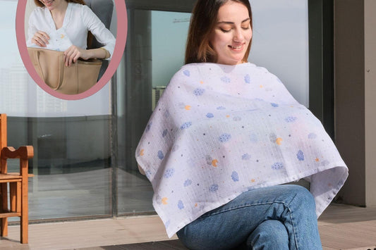 Discover Comfort and Style with Go Mommy® Muslin Nursing Cover