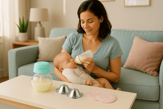 Breast Pumps Hands Free: A Break Between Feedings - Go Mommy