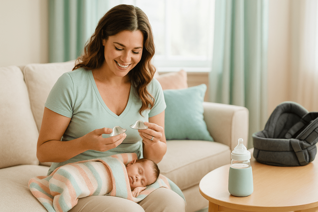 Silver Nipple Caps: Real Relief for Sore, Breastfeeding Moms - Go Mommy