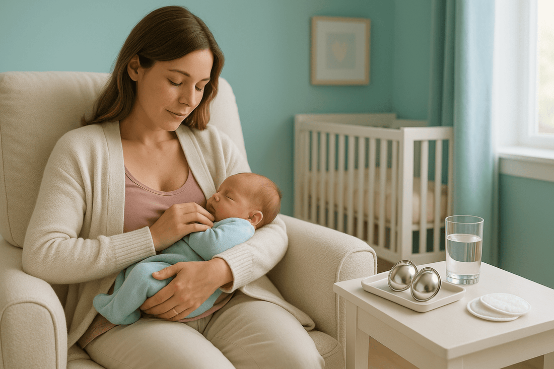 Silver Nipple Shields for Sore Nipples: Gentle Relief - Go Mommy