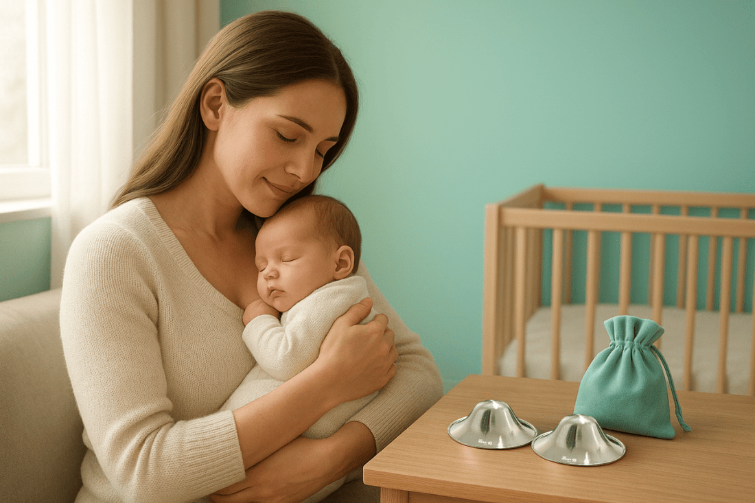 Silver Nipple Shields: Gentle Relief for Breastfeeding Moms - Go Mommy