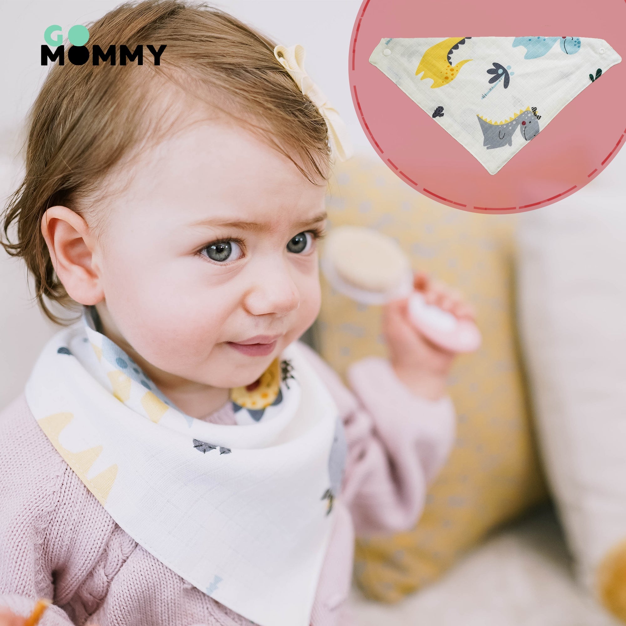 Go Mommy Bandana Bibs For Happy Kids - Go Mommy