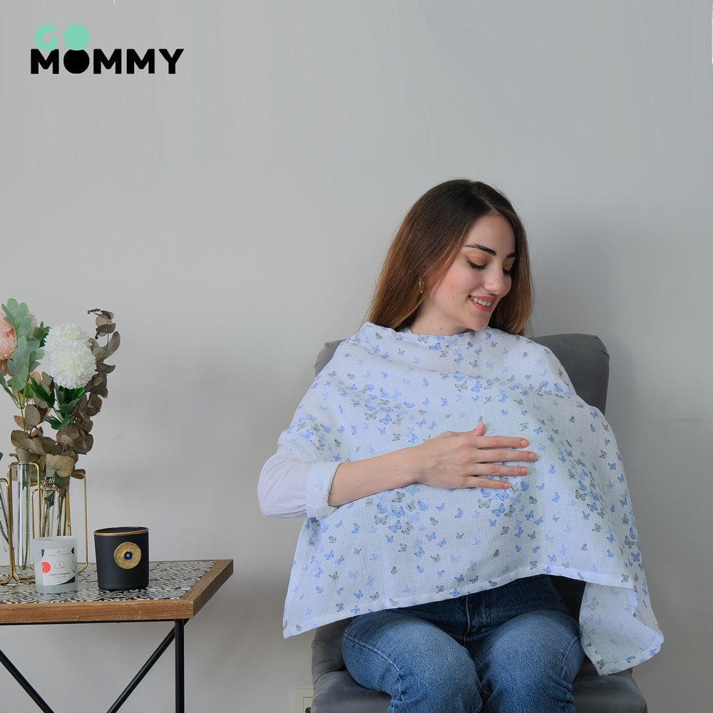 Go Mommy® Muslin Nursing Cover - Go Mommy