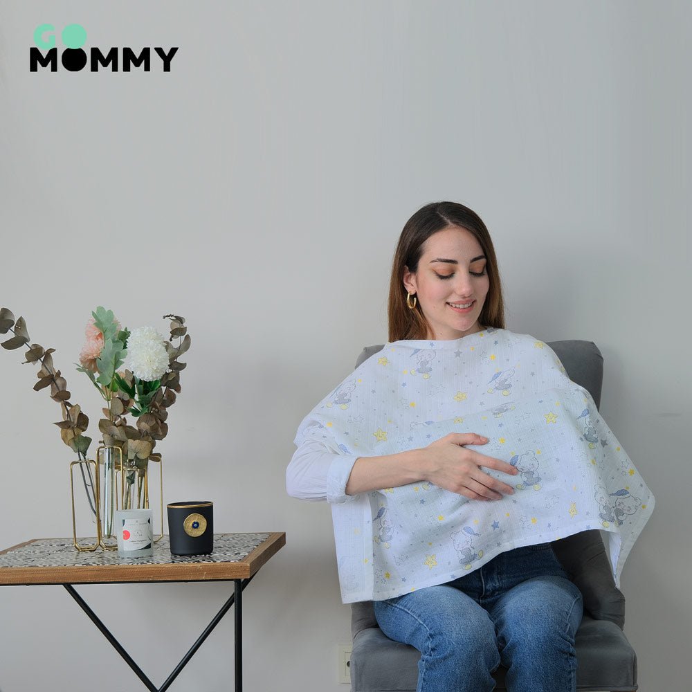 Go Mommy® Muslin Nursing Cover - Go Mommy