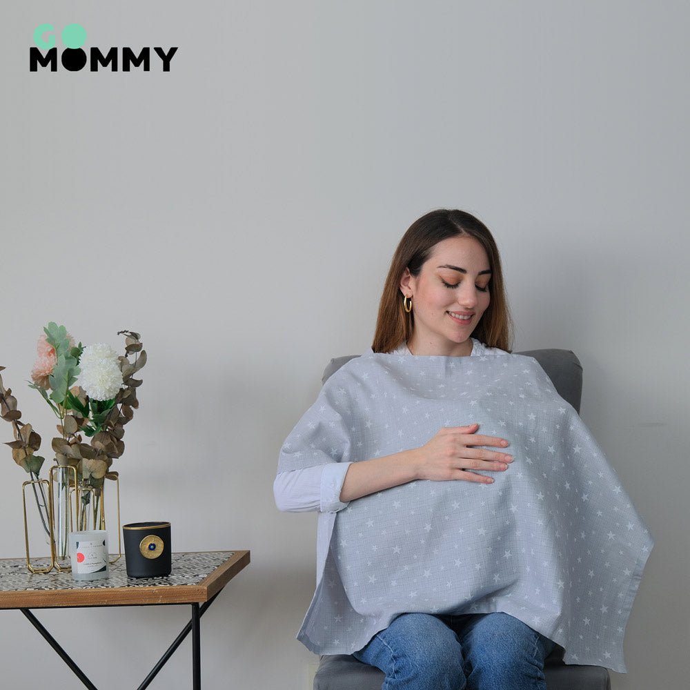 Go Mommy® Muslin Nursing Cover - Go Mommy