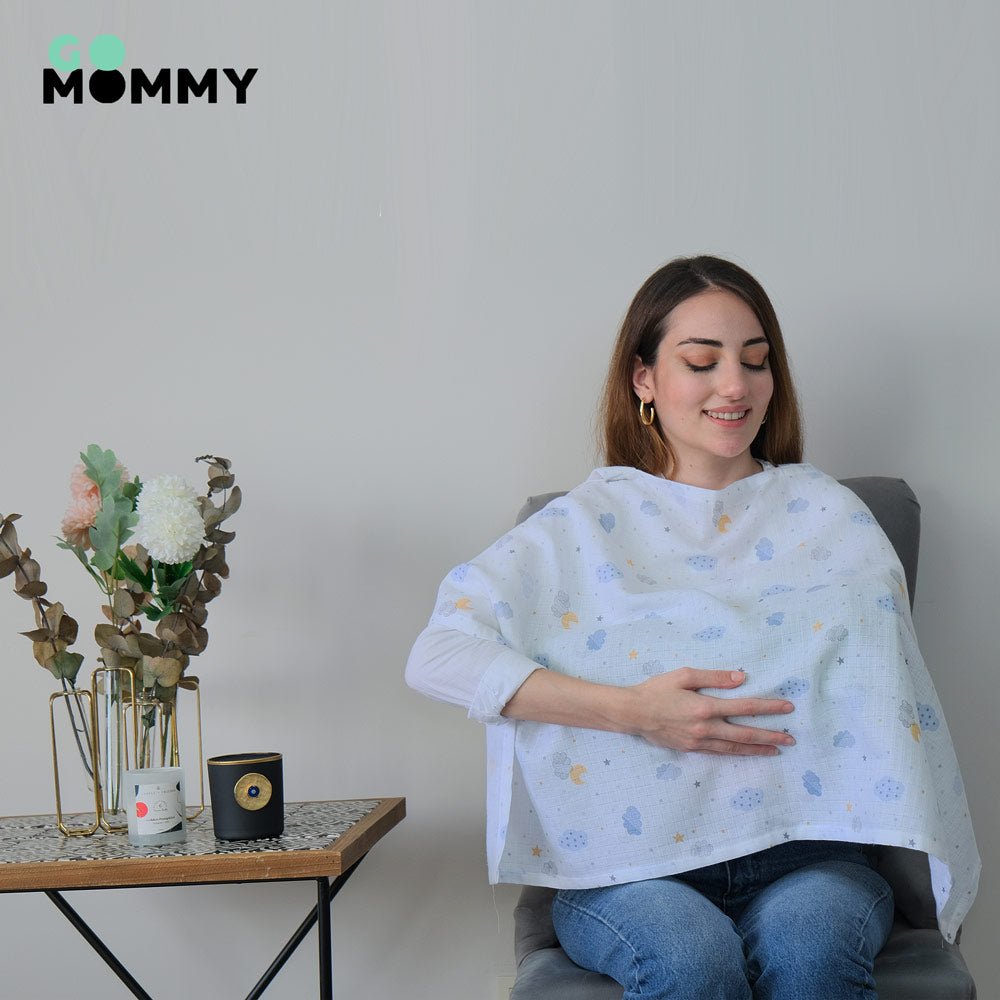 Go Mommy® Muslin Nursing Cover - Go Mommy