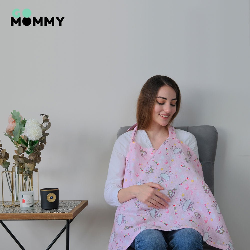 Go Mommy® Muslin Nursing Cover - Go Mommy