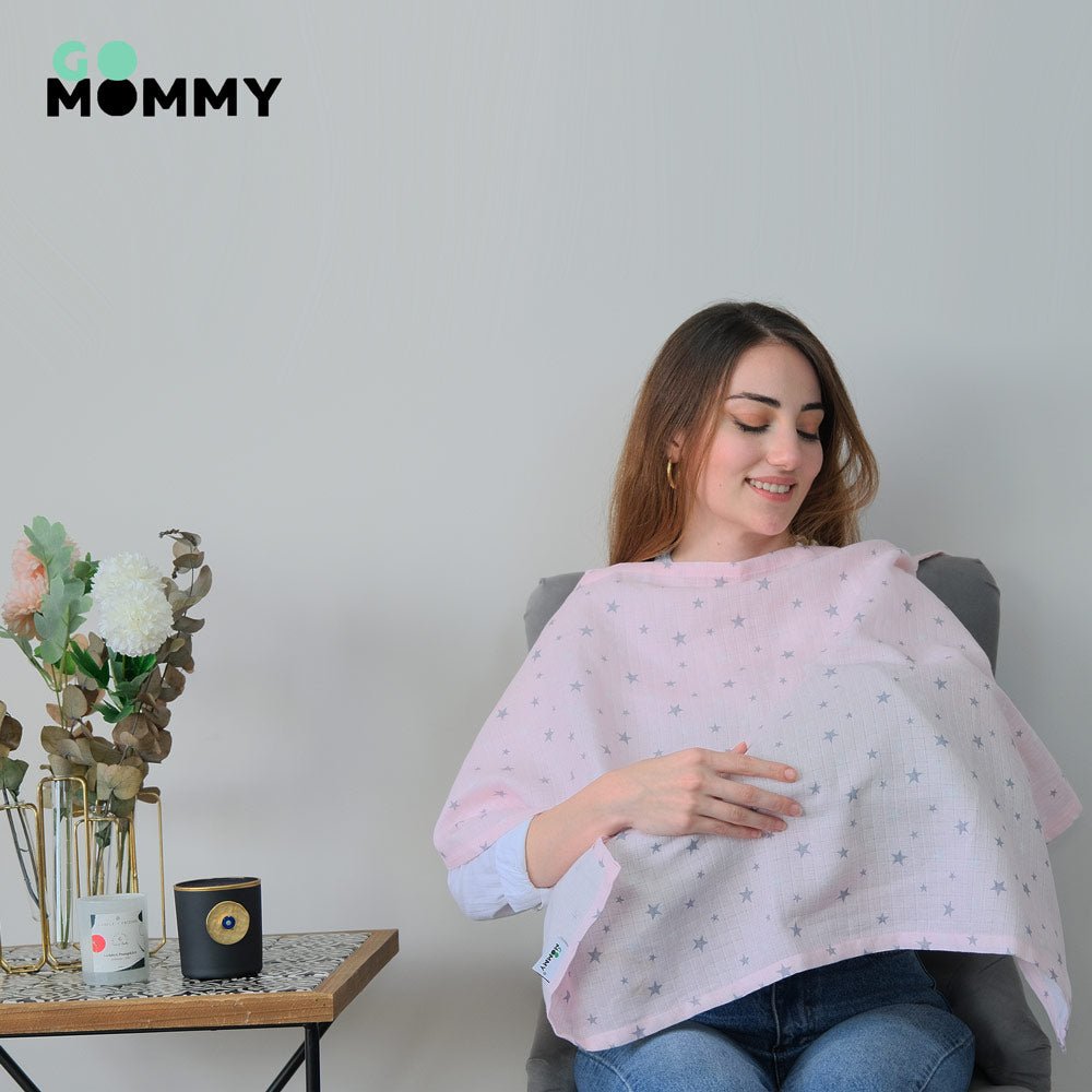 Go Mommy® Muslin Nursing Cover - Go Mommy