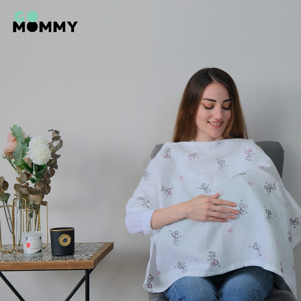 Go Mommy® Muslin Nursing Cover - Go Mommy