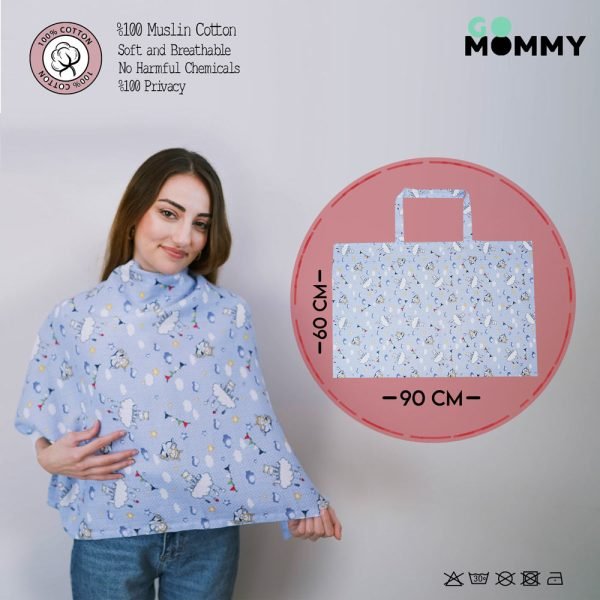 Go Mommy® Muslin Nursing Cover - Go Mommy