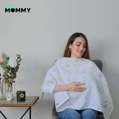 Go Mommy Muslin Nursing Covers.