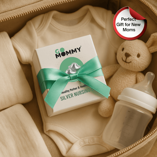 GO MOMMY® Silver Nursing Cups - Go Mommy