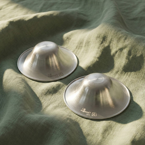 GO MOMMY® Silver Nursing Cups — Natural, DrugFree Nipple Relief - Go Mommy