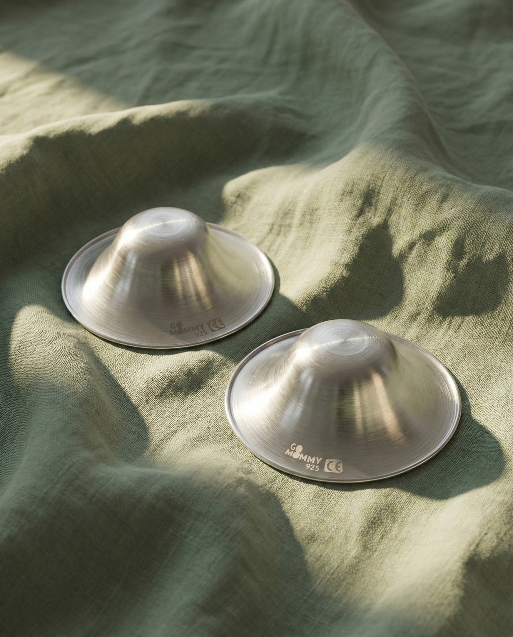 GO MOMMY® Silver Nursing Cups — Natural, DrugFree Nipple Relief - Go Mommy