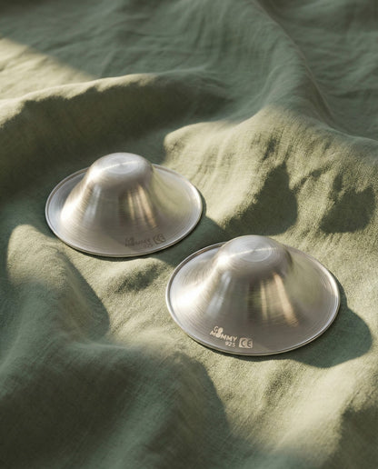 GO MOMMY® Silver Nursing Cups — Natural, DrugFree Nipple Relief - Go Mommy
